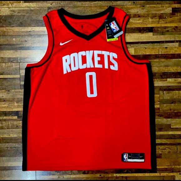 Nike Other - Nike Rockets Westbrook Authentic Swingman Jersey